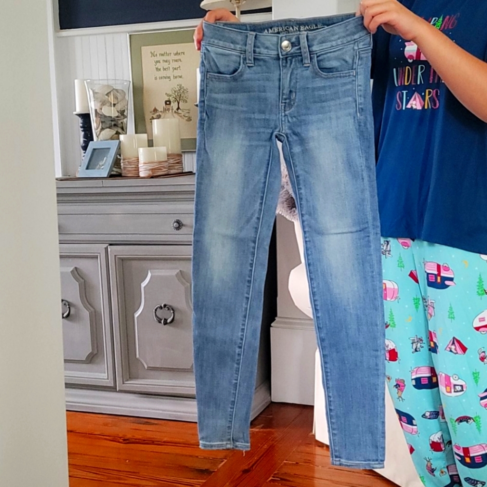 American Eagle Super stretch jeans size 00